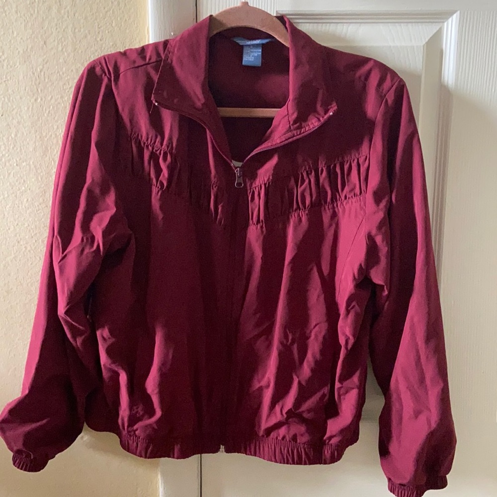 Vintage 80s style bomber jacket